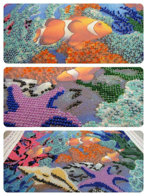 Canvas for bead embroidery