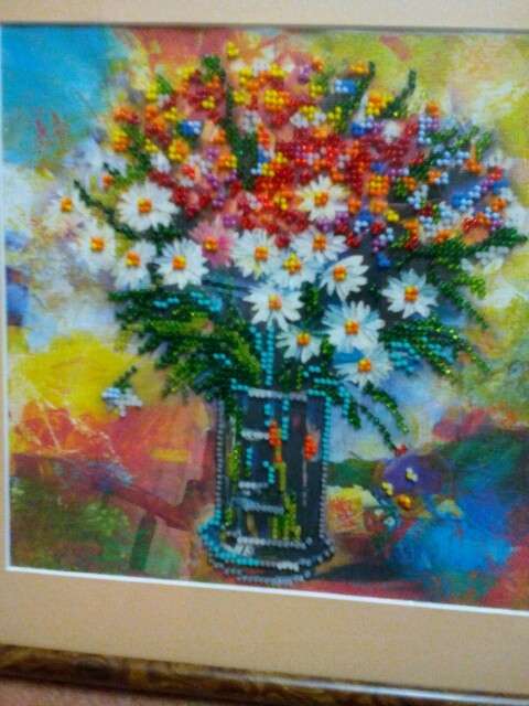 Canvas for bead embroidery