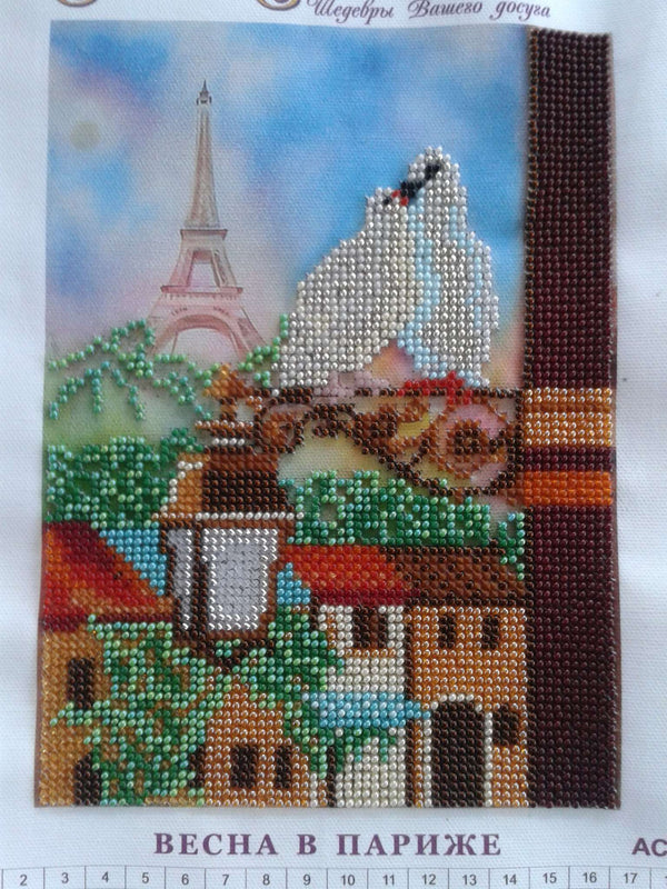 Canvas for bead embroidery