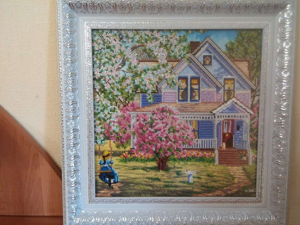 Canvas for bead embroidery