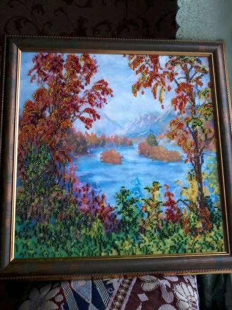 Canvas for bead embroidery