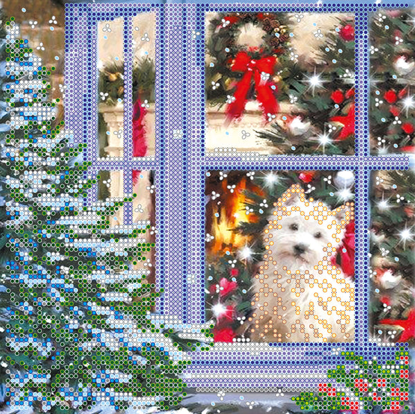 Canvas for bead embroidery