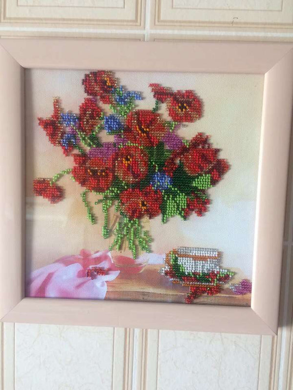 Canvas for bead embroidery