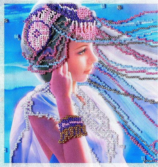 Canvas for bead embroidery