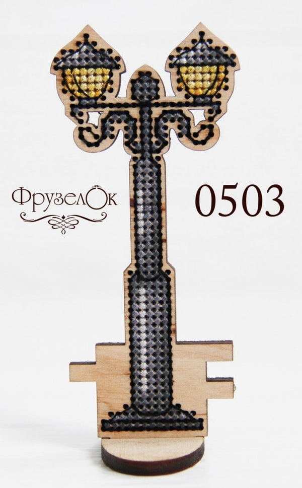 DIY Cross stitch kit on wood