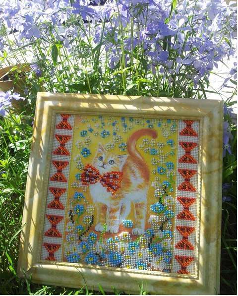 Canvas for bead embroidery