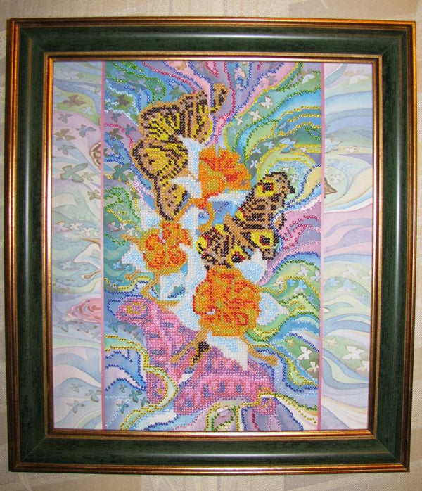 Canvas for bead embroidery