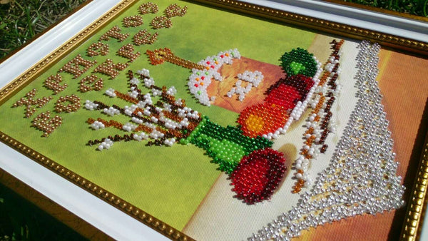 Canvas for bead embroidery