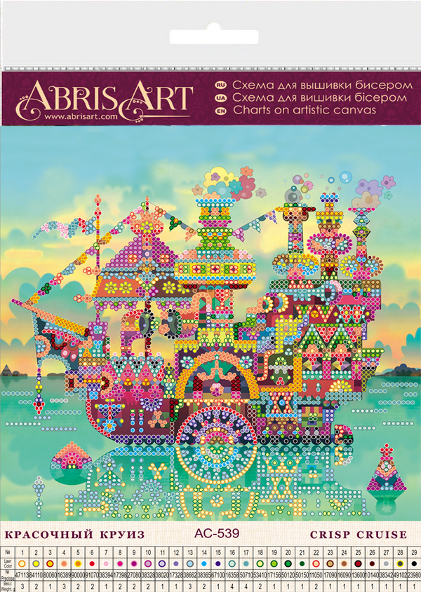 Canvas for bead embroidery