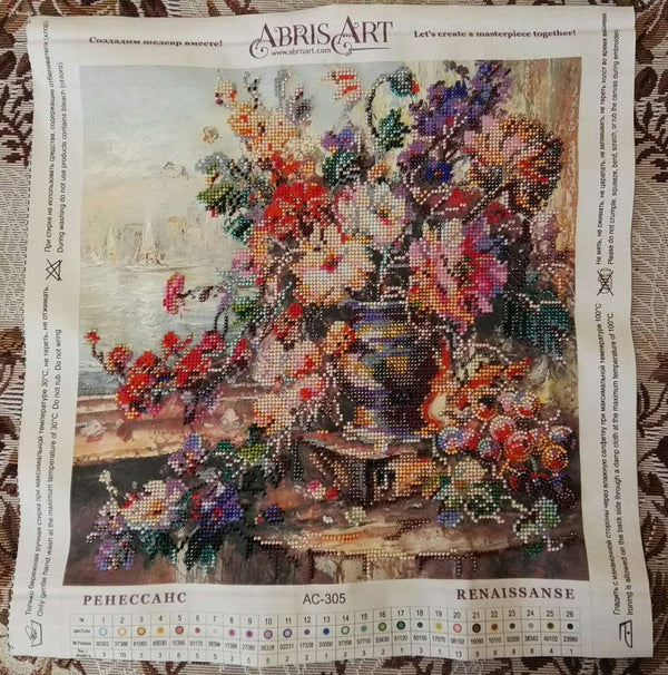 Canvas for bead embroidery