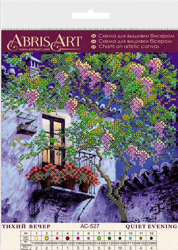 Canvas for bead embroidery