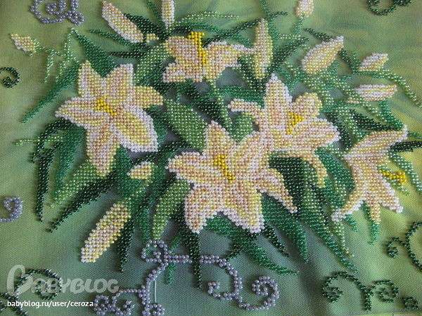Canvas for bead embroidery
