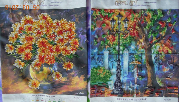 Canvas for bead embroidery