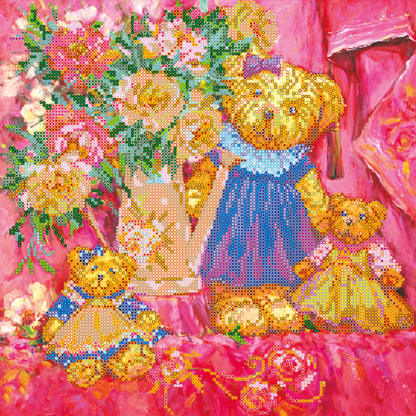 Canvas for bead embroidery