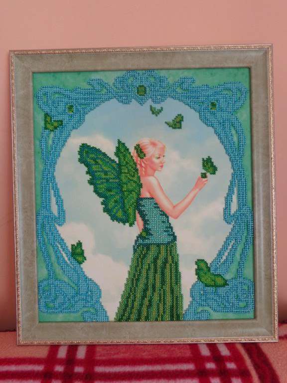 Canvas for bead embroidery