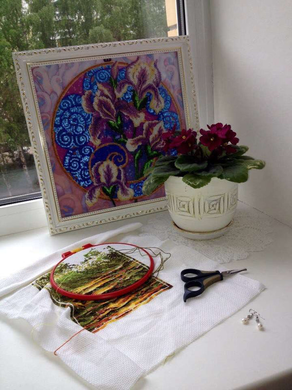 Canvas for bead embroidery