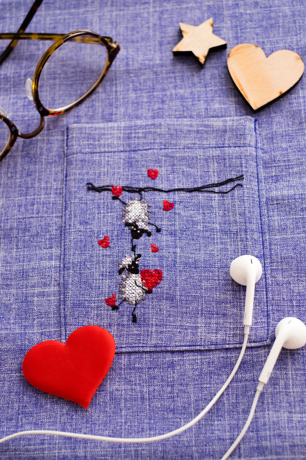 Cross stitch patch kit