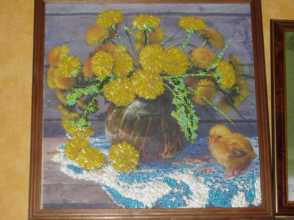 Canvas for bead embroidery