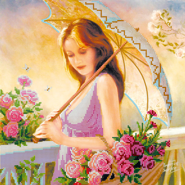 Canvas for bead embroidery
