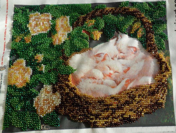 Canvas for bead embroidery