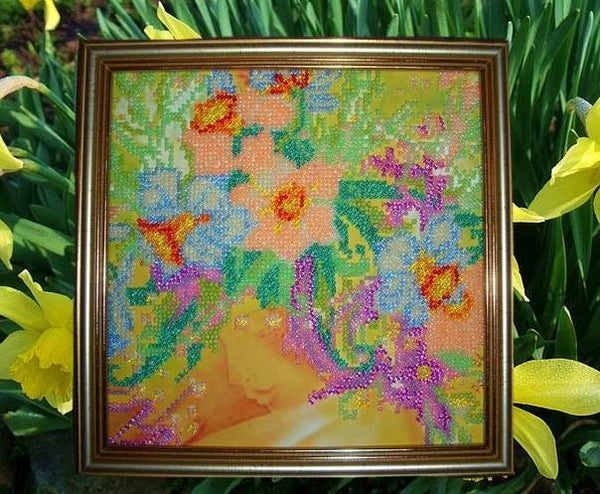 Canvas for bead embroidery