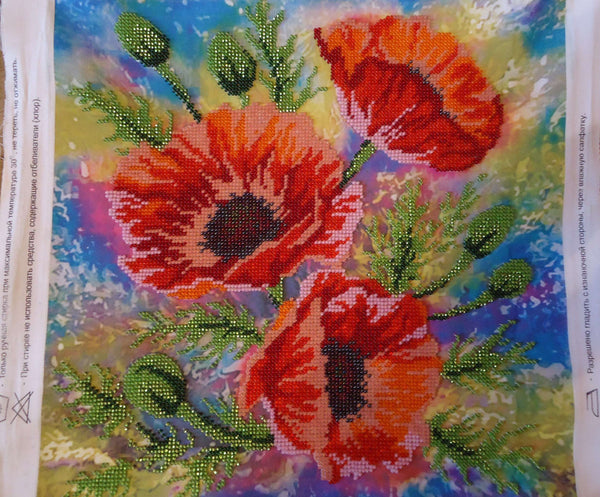 Canvas for bead embroidery