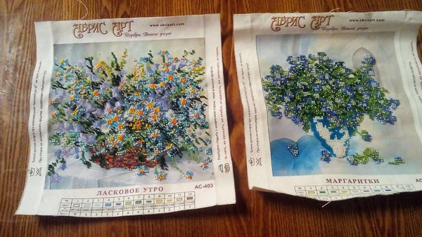 Canvas for bead embroidery