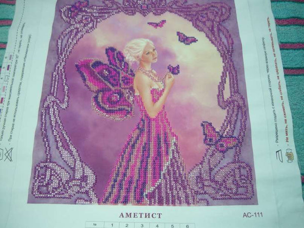 Canvas for bead embroidery