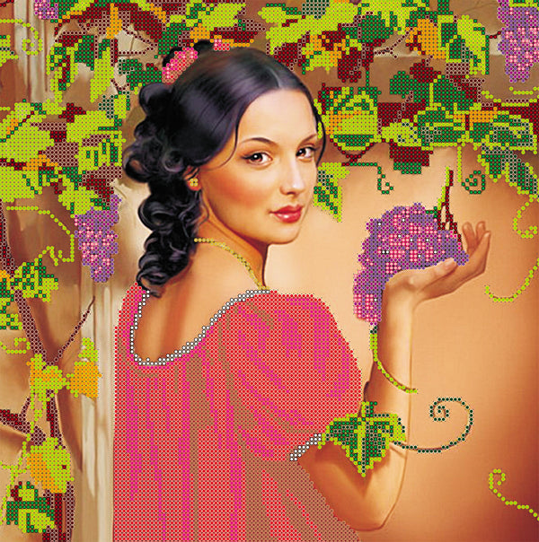 Canvas for bead embroidery