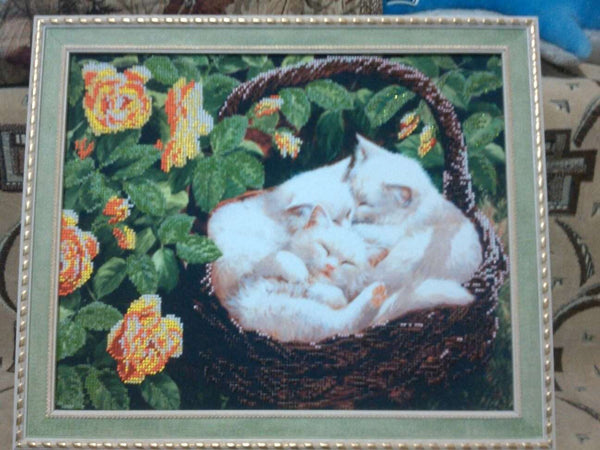 Canvas for bead embroidery