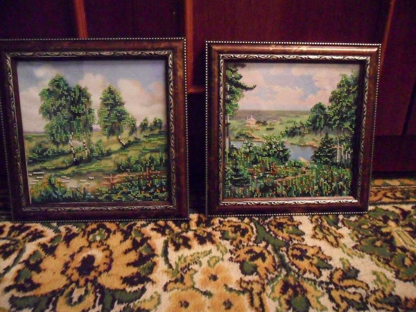 Canvas for bead embroidery