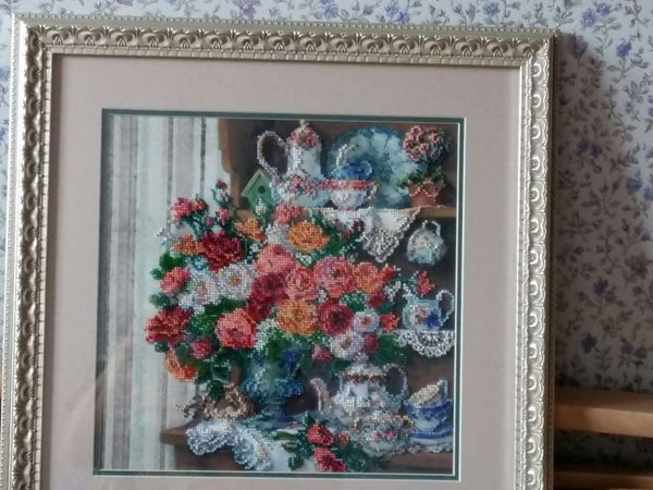 Canvas for bead embroidery