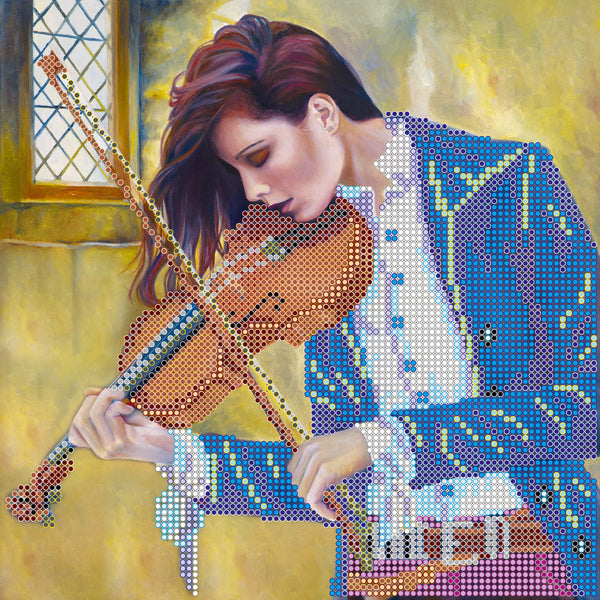 Canvas for bead embroidery