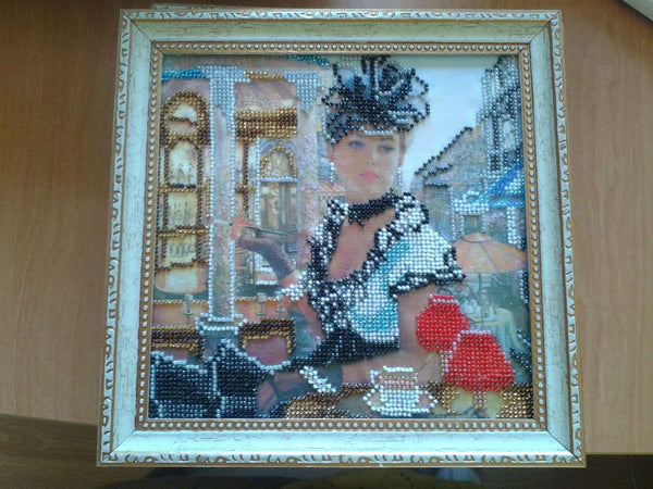 Canvas for bead embroidery