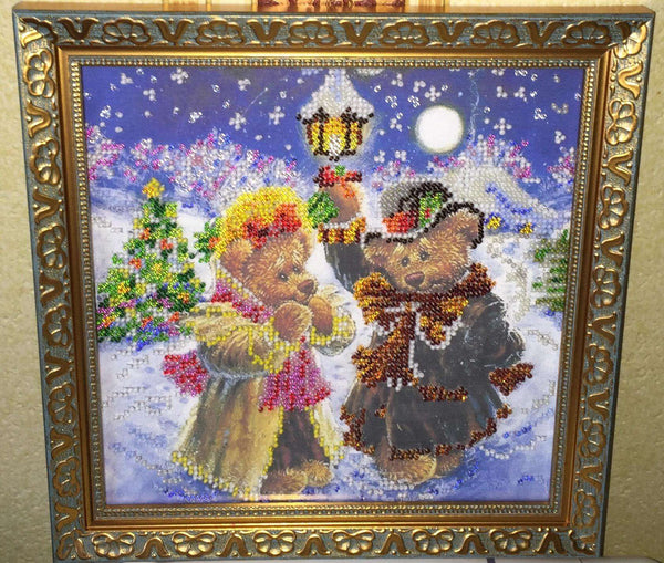 Canvas for bead embroidery