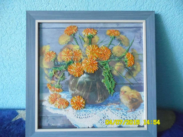 Canvas for bead embroidery