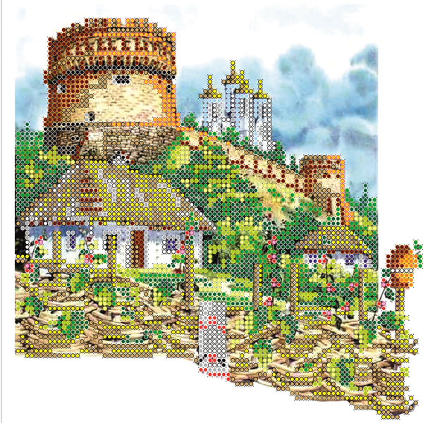 Canvas for bead embroidery