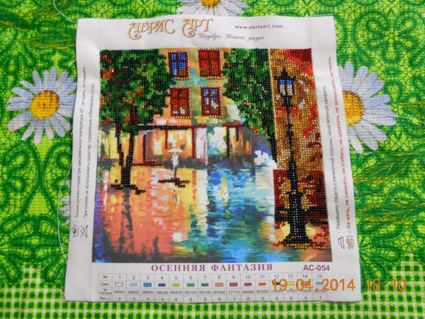 Canvas for bead embroidery