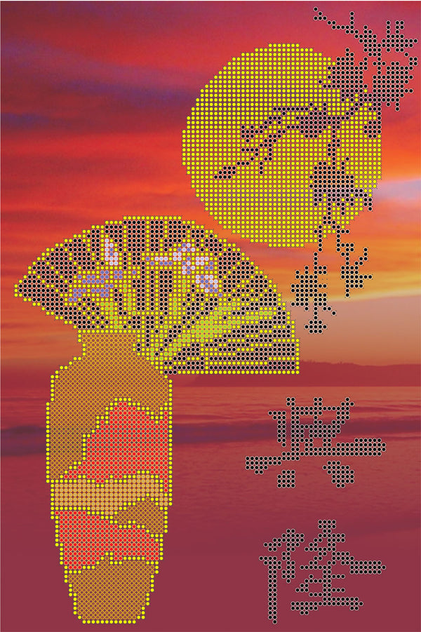 Canvas for bead embroidery