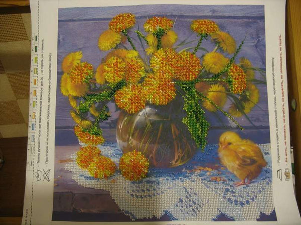 Canvas for bead embroidery