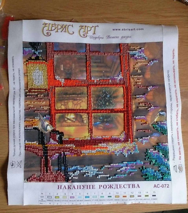 Canvas for bead embroidery