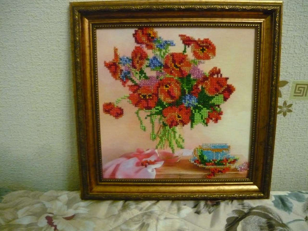 Canvas for bead embroidery