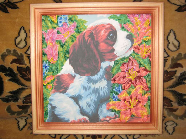 Canvas for bead embroidery