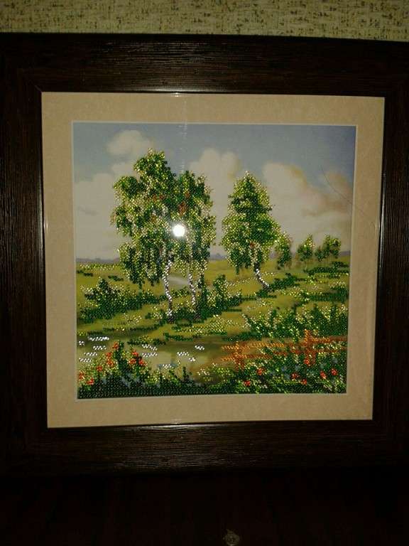 Canvas for bead embroidery