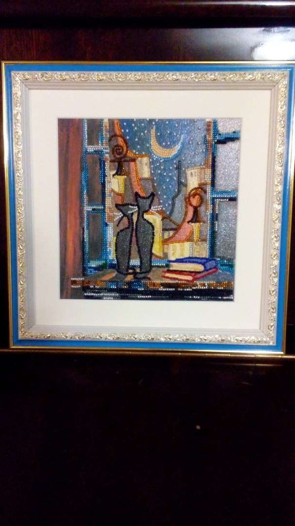 Canvas for bead embroidery