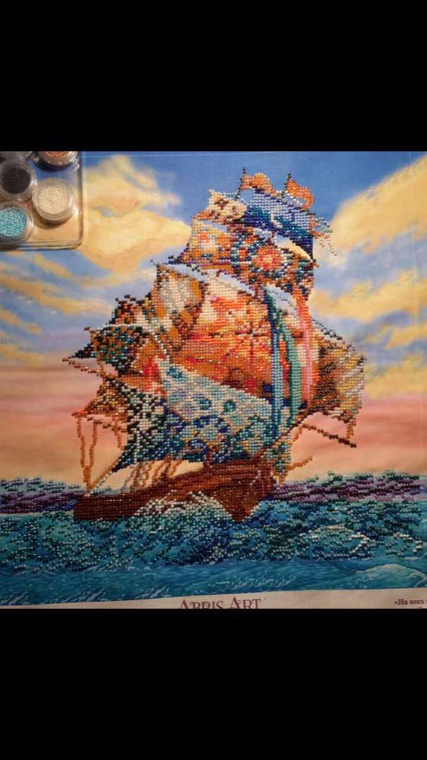 DIY Bead Embroidery Kit