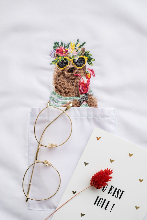 Cross stitch patch kit