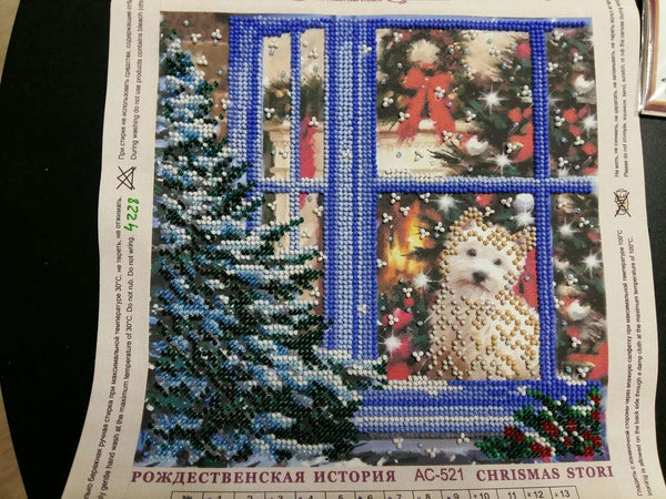 Canvas for bead embroidery