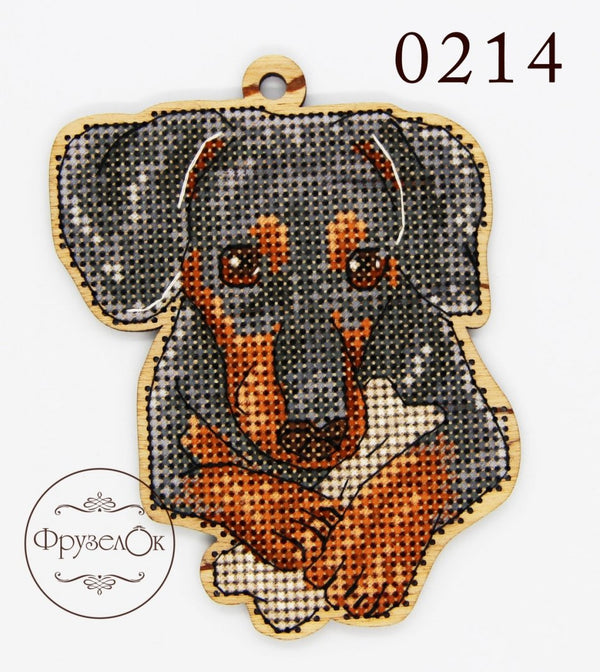 DIY Cross stitch kit on wood