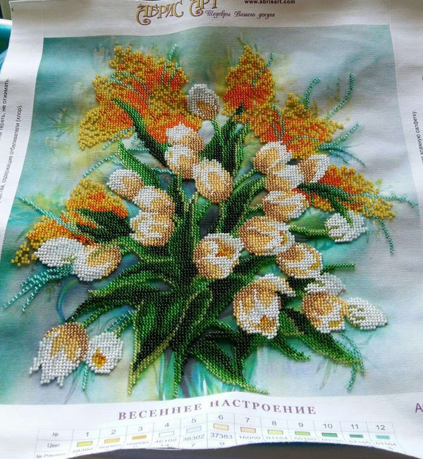Canvas for bead embroidery